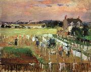 Berthe Morisot Hanging Out the Laundry to Dry oil painting on canvas